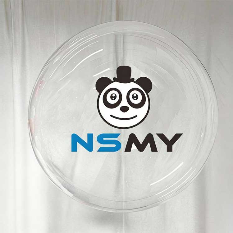 بالونات بوبو شفافة مستديرة مقاس 48 بوصة