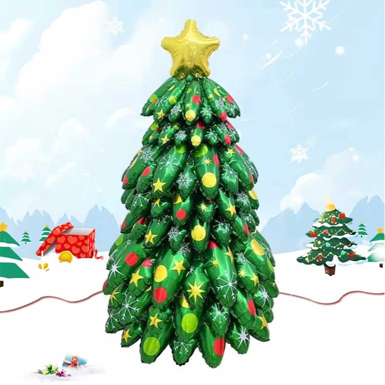 شجرة عيد الميلاد الوقوف احباط بالون