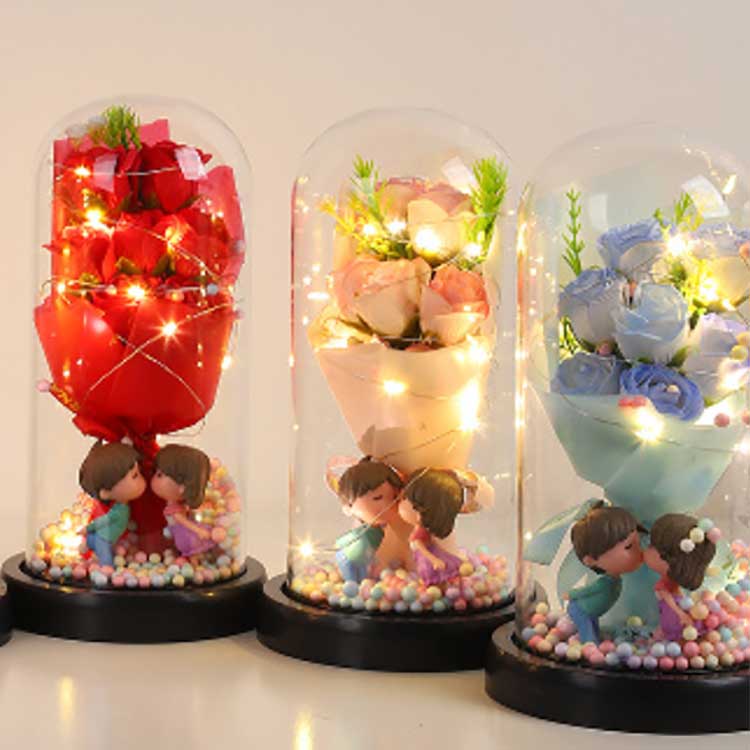 زهرة زجاجية