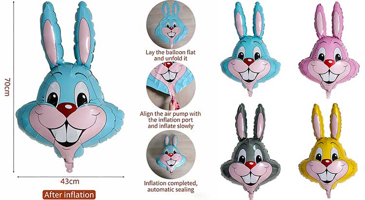 Easter Rabbit Foil Balloon China