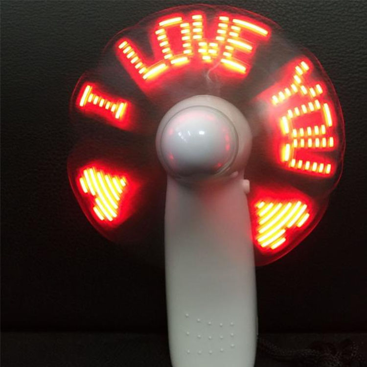 LED DIY ضوء ينبعث منه المروحة الكهربائية