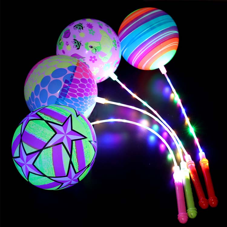 كرات نطاط سلسلة مع مصابيح LED